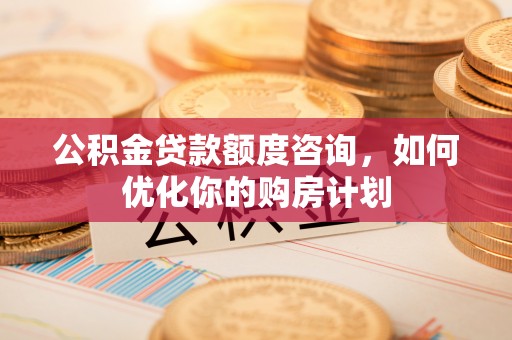 德兴公积金贷款额度咨询，如何优化你的购房计划